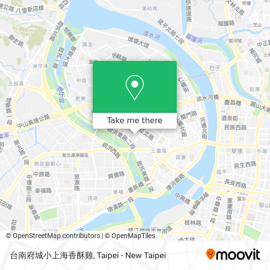 台南府城小上海香酥雞 map