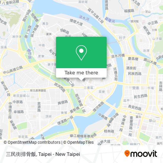三民街排骨飯 map