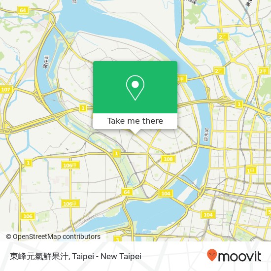 東峰元氣鮮果汁, 新北市三重區中正北路206號 map