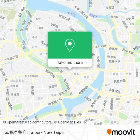 幸福早餐店 map