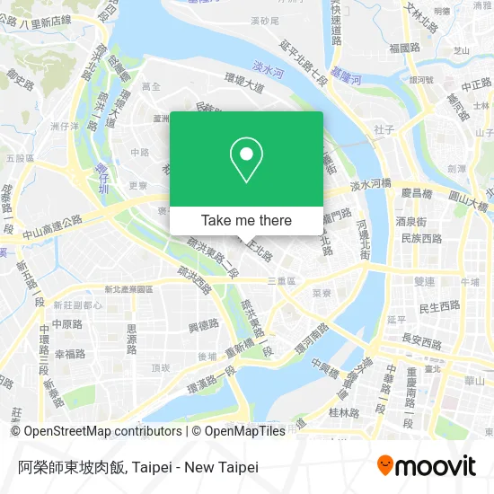 阿榮師東坡肉飯地圖