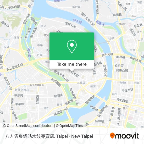 八方雲集鍋貼水餃專賣店 map