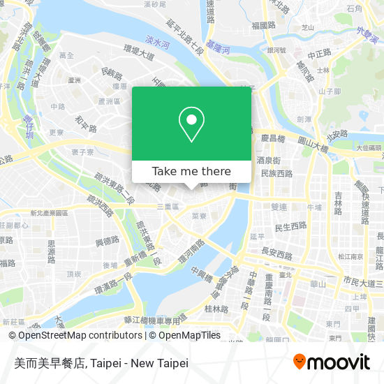 美而美早餐店 map