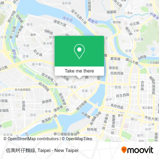佰萬蚵仔麵線地圖