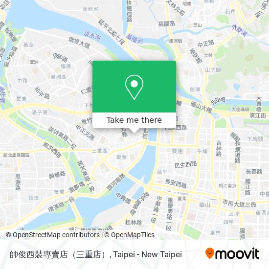 帥俊西裝專賣店（三重店） map