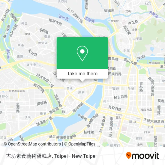 吉坊素食藝術蛋糕店地圖