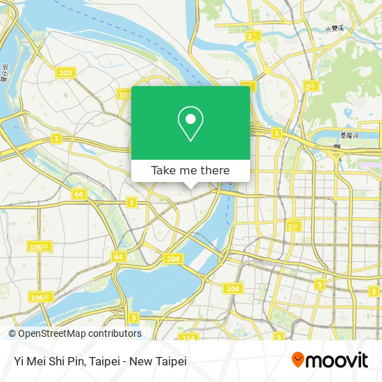 Yi Mei Shi Pin map