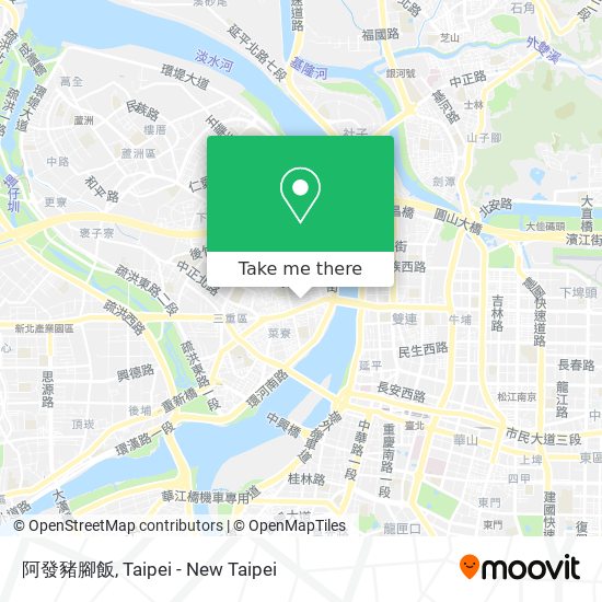 阿發豬腳飯 map