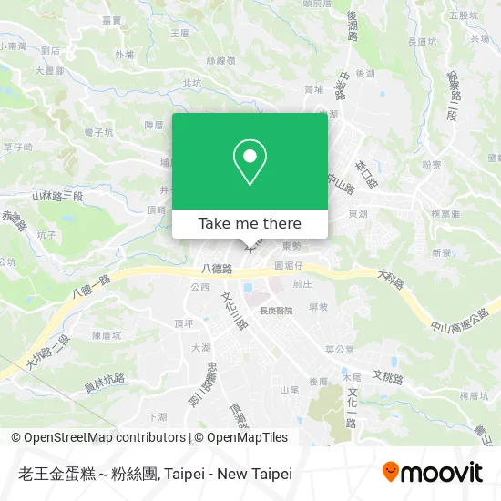 老王金蛋糕～粉絲團 map