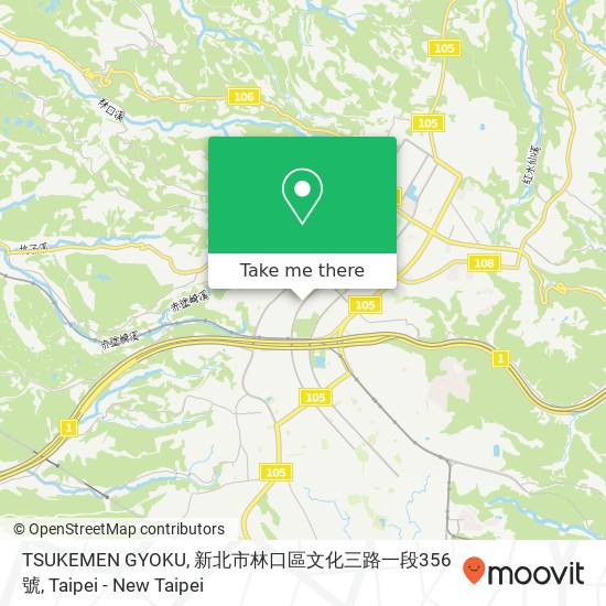 TSUKEMEN GYOKU, 新北市林口區文化三路一段356號 map
