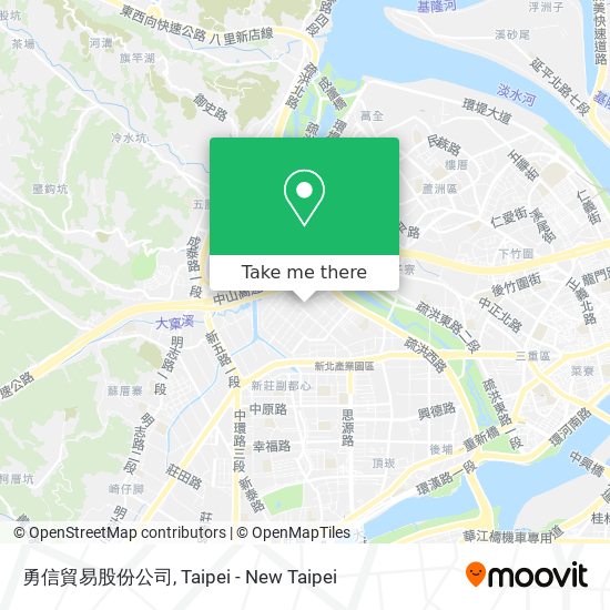 勇信貿易股份公司 map