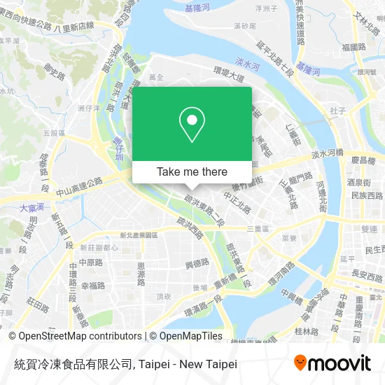 統賀冷凍食品有限公司地圖