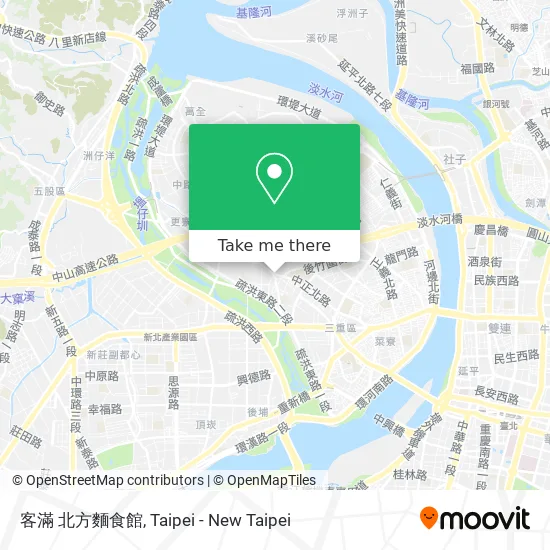 客滿 北方麵食館 map