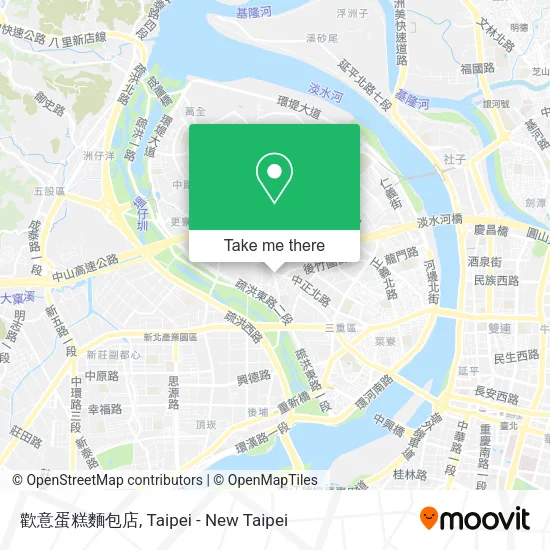 歡意蛋糕麵包店地圖