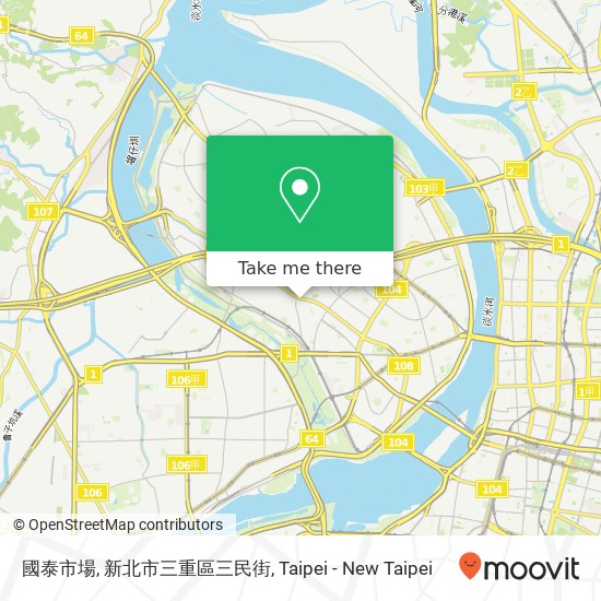 國泰市場, 新北市三重區三民街 map