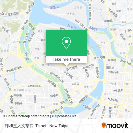 靜和堂人文茶館地圖
