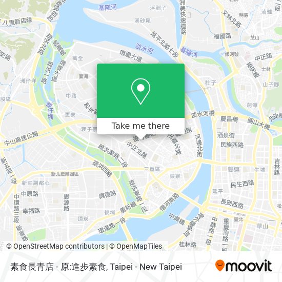 素食長青店 - 原:進步素食 map
