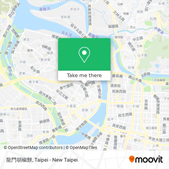 龍門胡椒餅 map