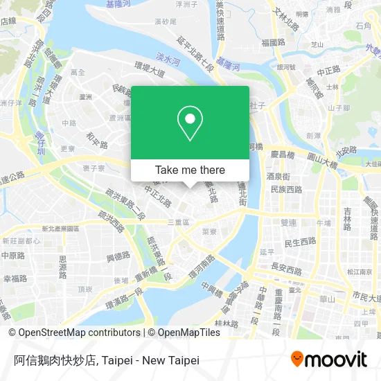 阿信鵝肉快炒店地圖