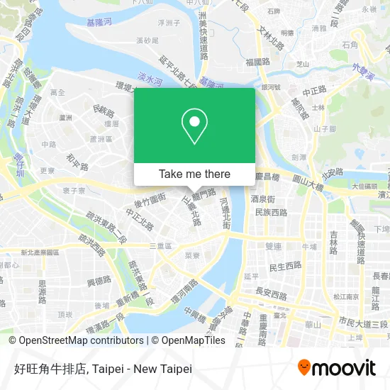 好旺角牛排店地圖