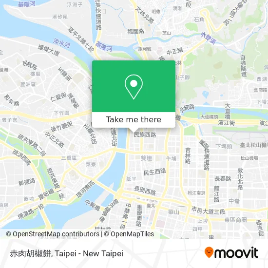 赤肉胡椒餅地圖