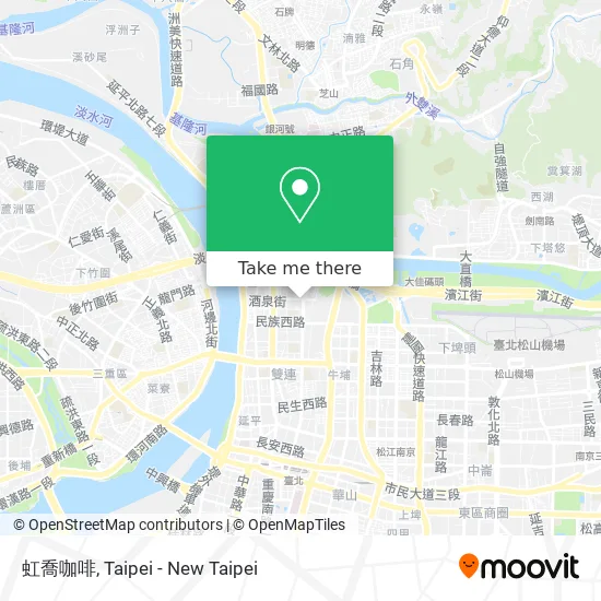 虹喬咖啡 map