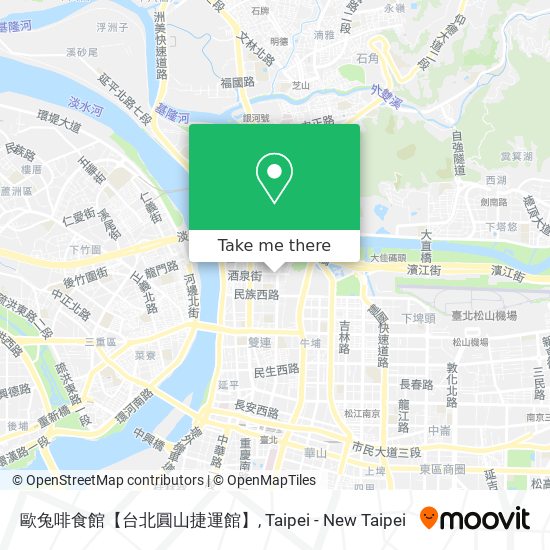 歐兔啡食館【台北圓山捷運館】 map