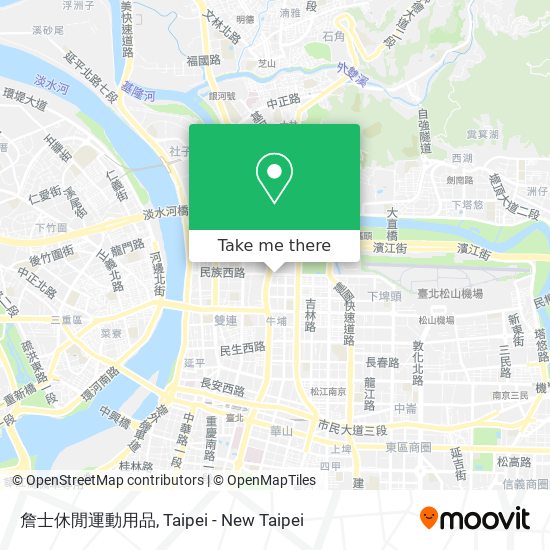 詹士休閒運動用品 map