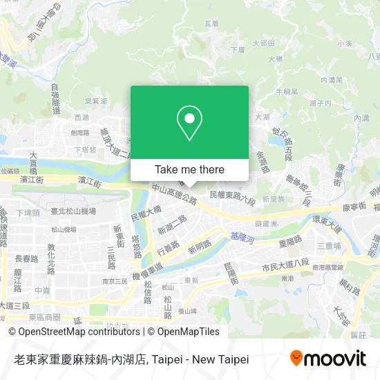 老東家重慶麻辣鍋-內湖店 map
