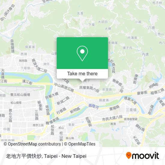 老地方平價快炒地圖