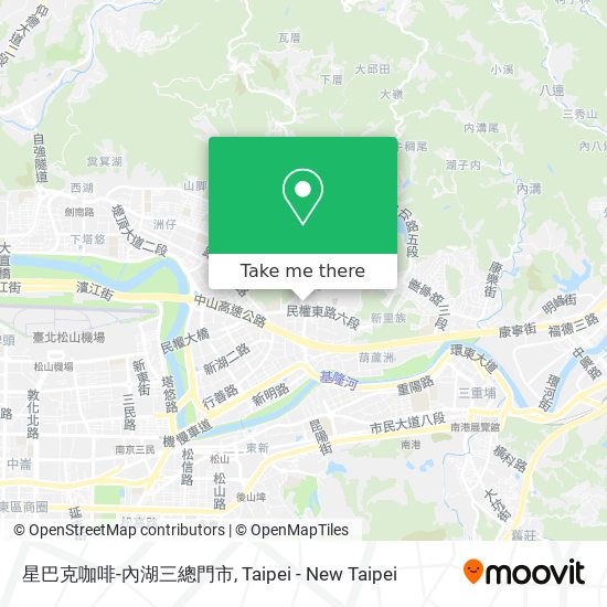 星巴克咖啡-內湖三總門市 map