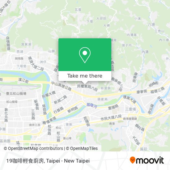 19咖啡輕食廚房 map