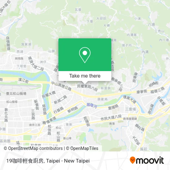 19咖啡輕食廚房地圖