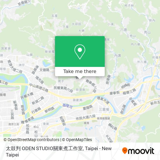 太鼓判 ODEN STUDIO關東煮工作室地圖