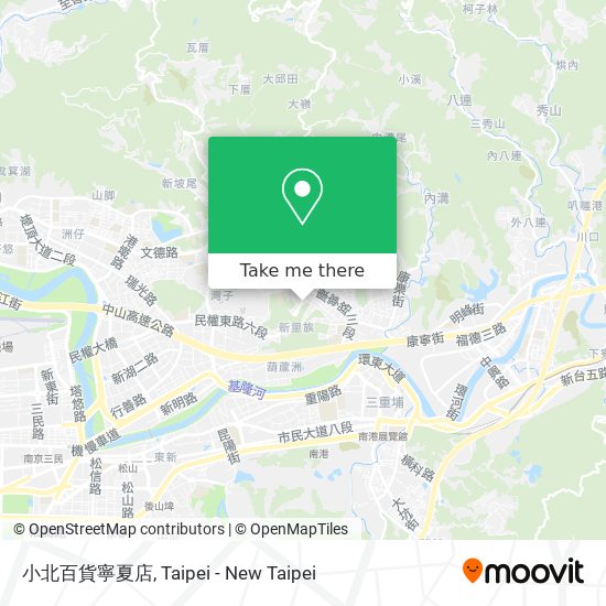 小北百貨寧夏店 map