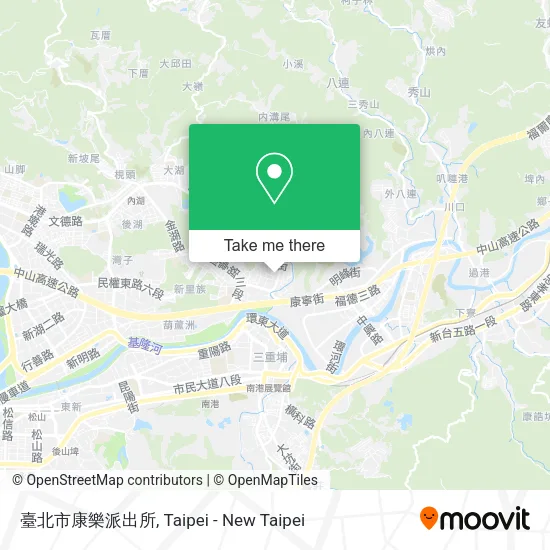 臺北市康樂派出所地圖