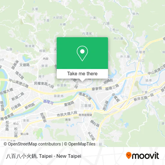 八百八小火鍋 map