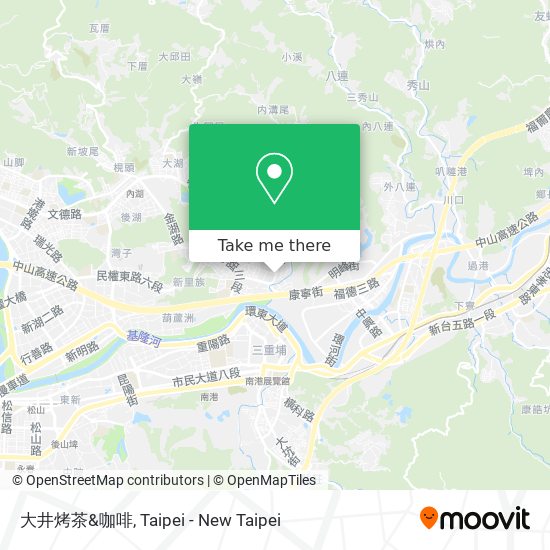 大井烤茶&咖啡 map