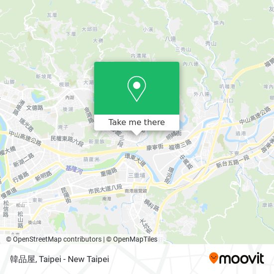 韓品屋 map