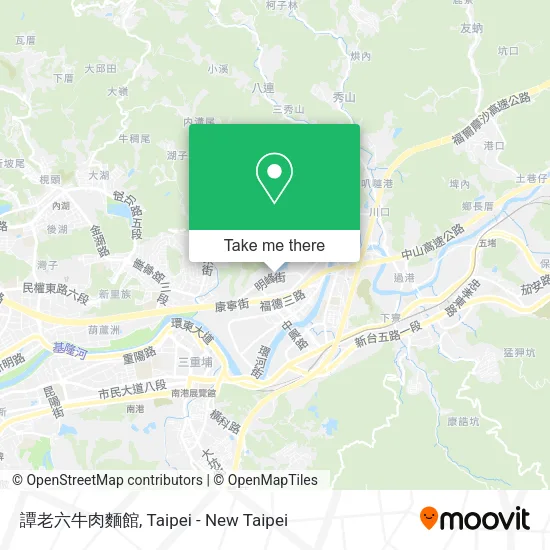 譚老六牛肉麵館 map