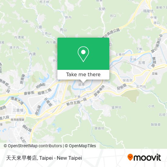 天天來早餐店地圖