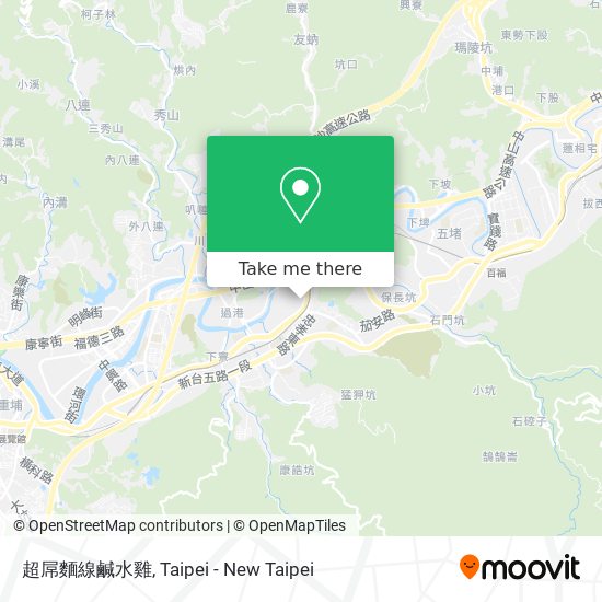 超屌麵線鹹水雞地圖