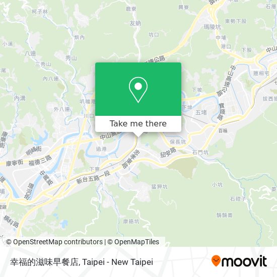 幸福的滋味早餐店 map