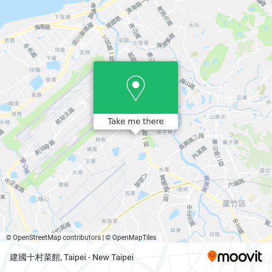 建國十村菜館地圖