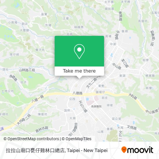 拉拉山廟口甕仔雞林口總店 map