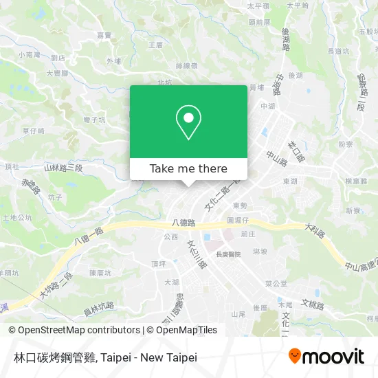 林口碳烤鋼管雞 map