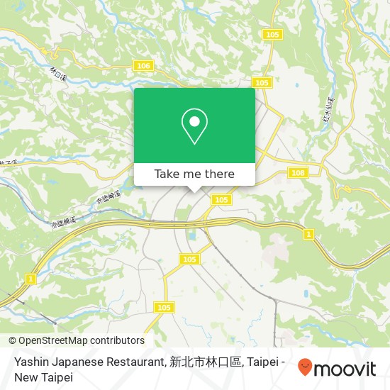 Yashin Japanese Restaurant, 新北市林口區 map