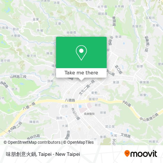 味朋創意火鍋 map