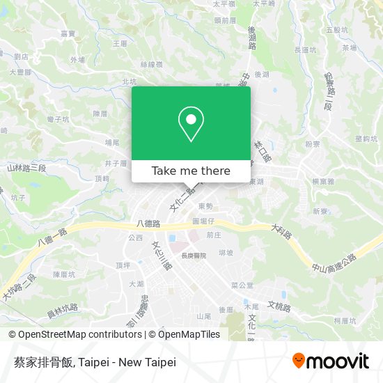 蔡家排骨飯 map