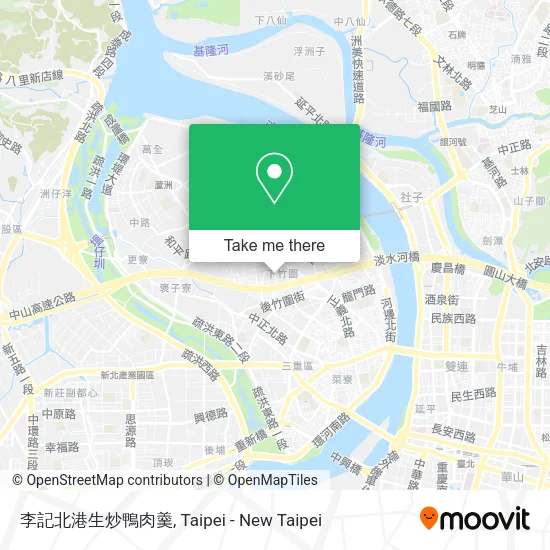 李記北港生炒鴨肉羹地圖